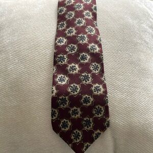 70s 80s COX&HAWKENS Men Silk Necktie